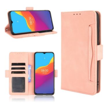Ulefone Note 10 Pink Leather Flip Case with Card Slots & Photo Frame - 1