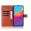 Ulefone Note 10 Leather Case - Flip, Card Slots, Lanyard, Brown - 5