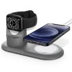 2 In 1 Magsafe Charging Stand Holder for Apple Watch/iPhone - Grey - 5