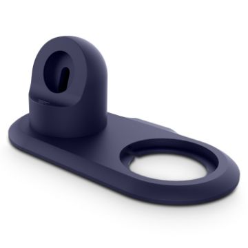 2 In 1 Magsafe Charging Stand for Apple Watch/iPhone - Midnight Blue - 1