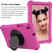 Samsung Galaxy Tab A 8.0 2019 Spider King EVA Case with Strap, Rose Red - 4