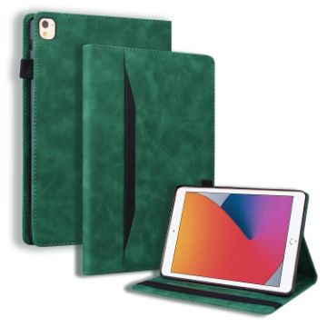 iPad 10.2/Pro 10.5 Shockproof Leather Case with Holder & Card Slots - Green - 1