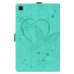Samsung Galaxy Tab A7 10.4 Love Butterfly Flip Leather Case Green - 3