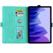 Samsung Galaxy Tab A7 10.4 Love Butterfly Flip Leather Case Green - 6