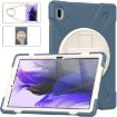 Samsung Galaxy Tab S7 FE/S7+/S9+/S8+ Protective Case, Holder & Strap, Blue - 1