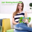 Samsung Galaxy Tab A7 10.4 2020 Cat King Kids Shockproof Case Green - 5