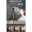 Q03S White Bluetooth Selfie Stick Tripod & Mobile Phone Holder Fill Light - 2
