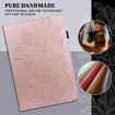 Rose Gold Lace Flower Leather Case for iPad Pro 10.5/10.2 with Holder - 7