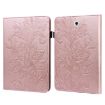 Samsung Galaxy Tab S2 9.7 Lace Flower Flip Leather Case Rose Gold - 1