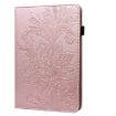 Samsung Galaxy Tab S2 9.7 Lace Flower Flip Leather Case Rose Gold - 2
