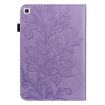 Samsung Galaxy Tab A7 10.4 2020 Lace Flower Flip Leather Case Purple - 3