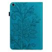 Samsung Galaxy Tab A 8.0 2019 T290 Lace Flower Flip Leather Case Blue - 3