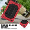 Shockproof Case for Samsung Galaxy Tab A 8.0 (2019) T290/T295, Red+Black - 4