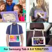Shockproof Case for Samsung Galaxy Tab A 8.0 (2019) T290/T295, Purple+Beige - 6