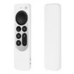 Silicone Case Cover with Rope for Apple TV 4K 4th Siri Remote (White) - 2