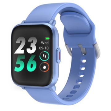 CS201C 1.3" IPS Waterproof Smart Watch, Sleep & Heart Rate Monitor, Blue - 1