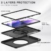 Samsung Galaxy Tab S7 FE 12.4" T730 360 Rotating Cover Black - 5