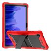 Shockproof Case with Holder for Samsung Galaxy Tab A7 10.4 (2020) - Red/Black - 1