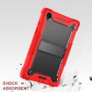 Shockproof Case with Holder for Samsung Galaxy Tab A7 10.4 (2020) - Red/Black - 6