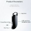 V11 Keychain HD Voice Recorder Pen, 64GB Capacity (Black) - 5