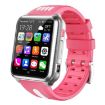 W5 1.54" Dual Camera Smartwatch, SIM/GPS/Temp, 3GB+32GB Silver Pink - 1