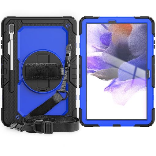 Shockproof Case for Samsung Galaxy Tab S7 FE 12.4" 2021 with Holder & Strap - 1