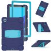 Samsung Galaxy Tab A7 T500 Shockproof Case with Holder - NavyBlue/Blue - 3