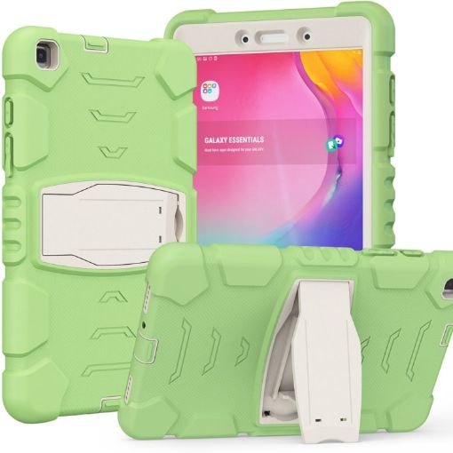 Samsung Galaxy Tab A8.0 2019 T290 Shockproof Case with Holder - Green - 1