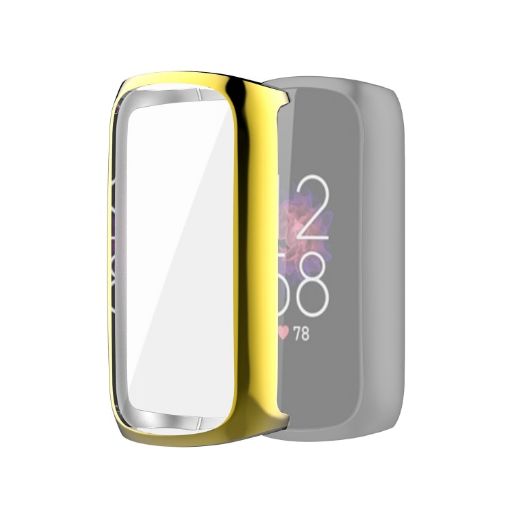 Fitbit Luxe Gold TPU Electroplating Protective Case Cover - Full Coverage - 1
