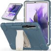 Samsung Galaxy Tab S7+/S7 FE/S8+ 3-Layer Case with Holder - Cornflower Blue - 2