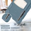 Samsung Galaxy Tab S7+/S7 FE/S8+ 3-Layer Case with Holder - Cornflower Blue - 6