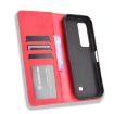 Ulefone Armor 11/11T 5G Red Leather Flip Case with Card Slots & Holder - 4