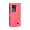 Ulefone Armor 11/11T 5G Red Leather Flip Case with Card Slots & Lanyard - 3