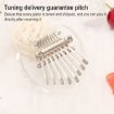 Mini 8 Tone Thumb Piano Kalimba, Acrylic Heart, Random Packaging - 3