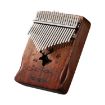 21 Tone Acacia Wood Kalimba Thumb Piano (Coffee-Reindeer Design) - 1