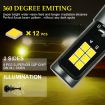 EV15 H7 Car LED Fog Light 2PCS, 3000LM, 30W, 6000K+3000K, IP65, 12LEDs - 3