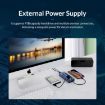 ORICO AT2U3-7AB-GY-BP 7-Port USB HUB with Switches, Aluminum, EU Plug - 6