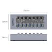 ORICO AT2U3-7AB-GY-BP 7-Port USB HUB with Switches, Aluminum, UK Plug - 2