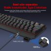 HXSJ L800 61-Key Bluetooth 5.0/2.4G Wireless Wired Mechanical Keyboard - 9