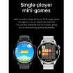 M103 1.35" IPS Smart Watch, IP67 Waterproof, Leather Strap, Brown - 9