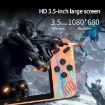 G3 Macaron 3.5" Screen Handheld Game Console - 800 Games, Green - 3