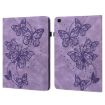 Samsung Galaxy Tab A 8.0 (2019) T290 Butterfly Leather Case Purple - 1