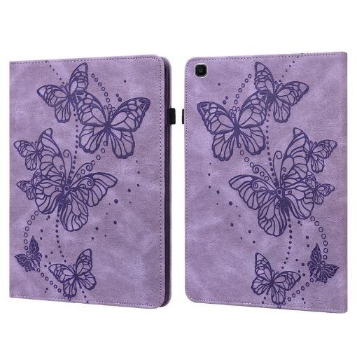 Samsung Galaxy Tab A 8.0 (2019) T290 Butterfly Leather Case Purple - 1