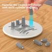 R-JUST BJ15 Aluminum Magnetic Data Cable Storage & Phone Bracket - 4