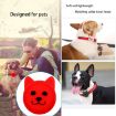 Cute Cartoon Pet Collar Tracker Case for AirTag - Dark Green Silicone - 6