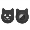 Cute Cartoon Pet Collar Anti-lost Tracker Case for AirTag - Black - 1