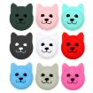 Cute Cartoon Pet Collar Tracker Case for AirTag - Fluorescent Blue - 2