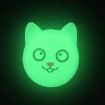 Cute Cartoon Pet Collar Silicone Case for AirTag - Fluorescent Green - 2