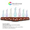 Wood Essential Oil Diffuser Aromatherapy Machine, EU Plug, Dark Brown - 7