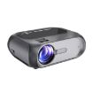 T7 1080P 200 ANSI Portable LED HD Projector, EU Plug, Black - 2